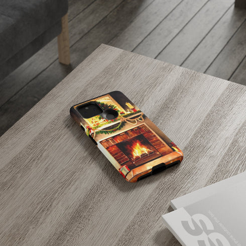 Warm Chirstmas Hearth - Impact Resistant Phone Case